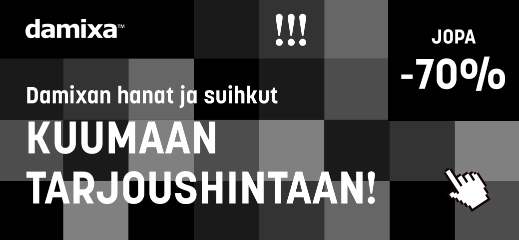 Damixa hanat ja suihkut huippuhintaan