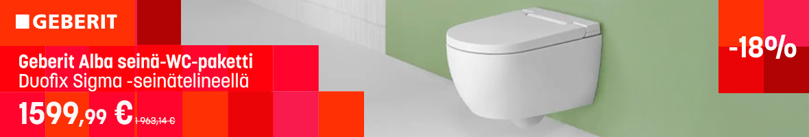 Geberit Alba seinä wc tarjoushintaan