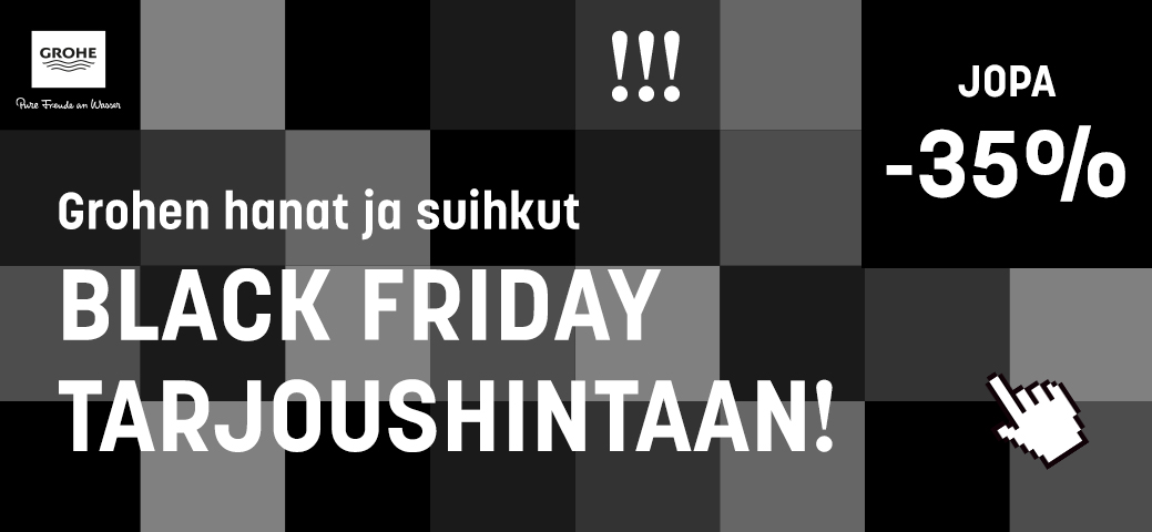 Grohe hanat ja suihkut huippuhintaan