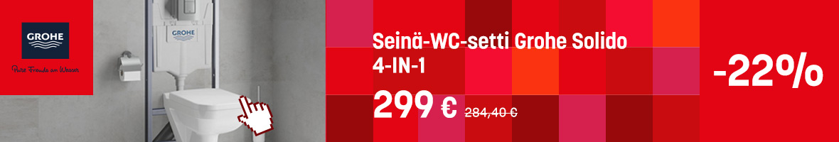 Grohe seinä-wc