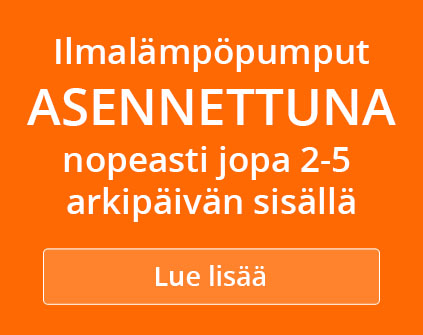 Ilmalämpöpumput asennettuna