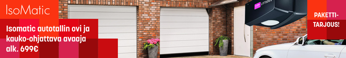 Isomatic autotallin ovet alkaen 699€