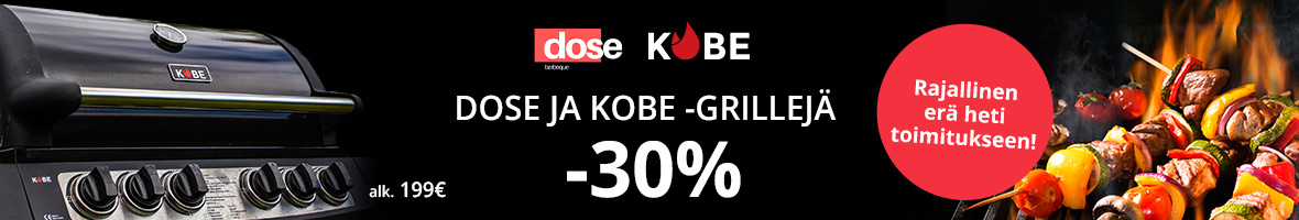 Kobe ja Dose grillit -30%