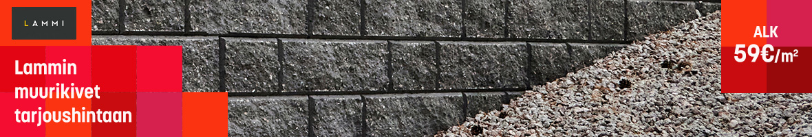 Lammi muurikivet jopa -38%