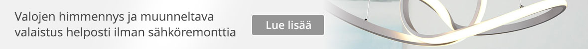 Muunneltava valaistus helposti ilman sähköremonttia