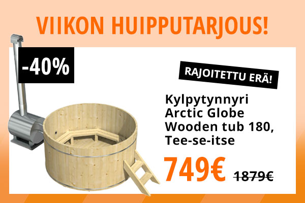 Tee-Se-Itse kylpytynnyri arctic globe