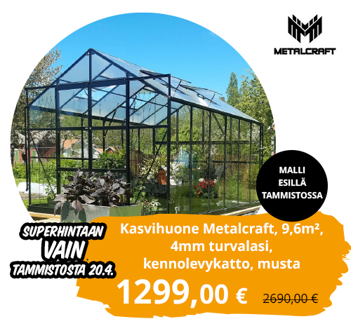 Metalcraft kasvihuone