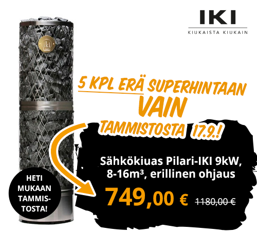Pilari Iki-kiuas 9kW