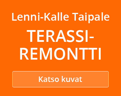 Netrauta mukana Lenni-Kalle Taipaleen terassiremontissa